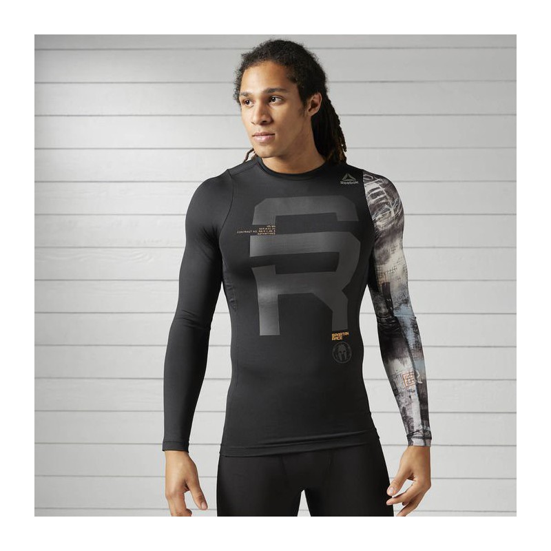 Man compression T-Shirt Spartan Race SRM LS COMP
