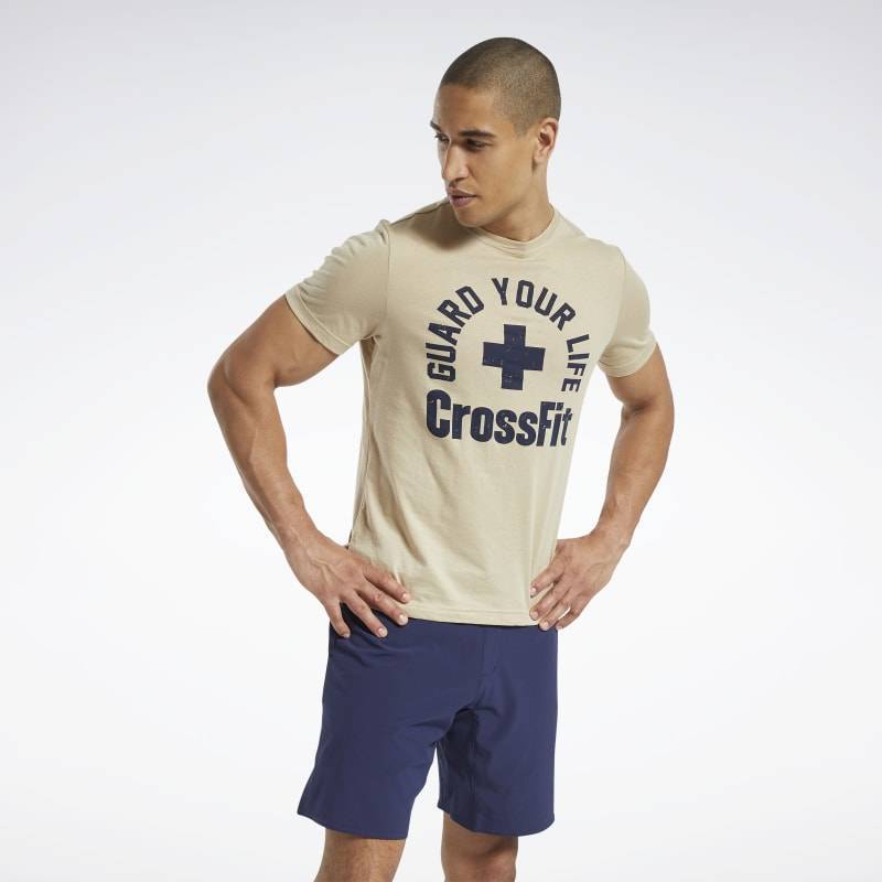 Herren T-Shirt Reebok CrossFit Guard Your Life Tee - FU1871
