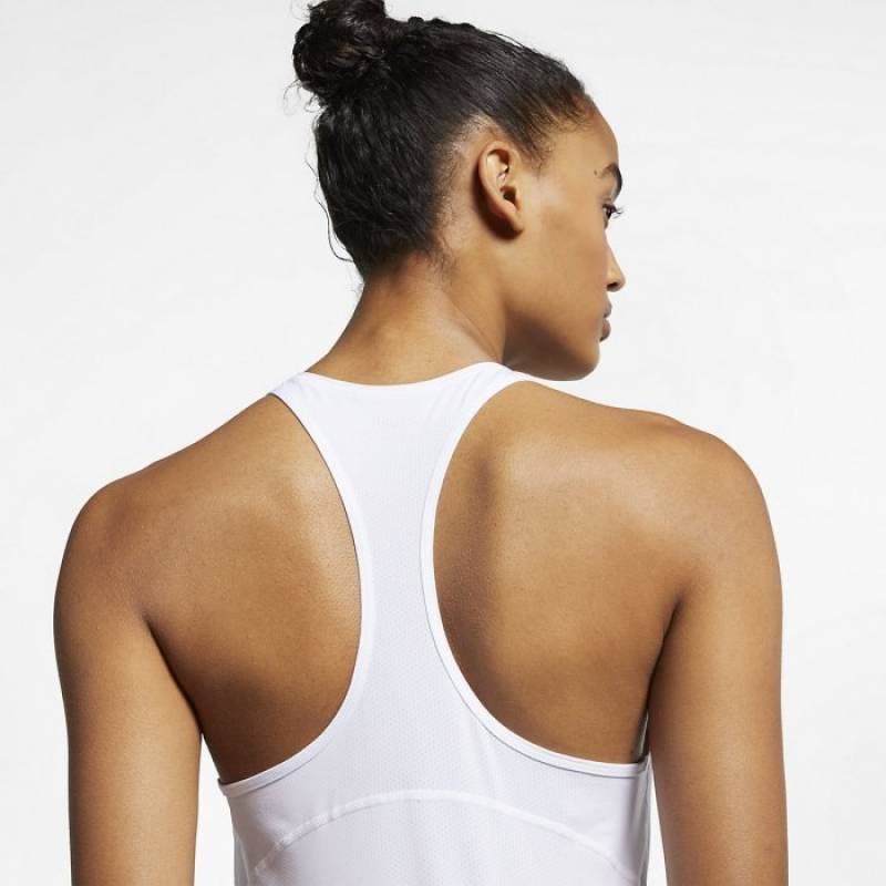 Damentop Nike ALL OVER MESH - weiss