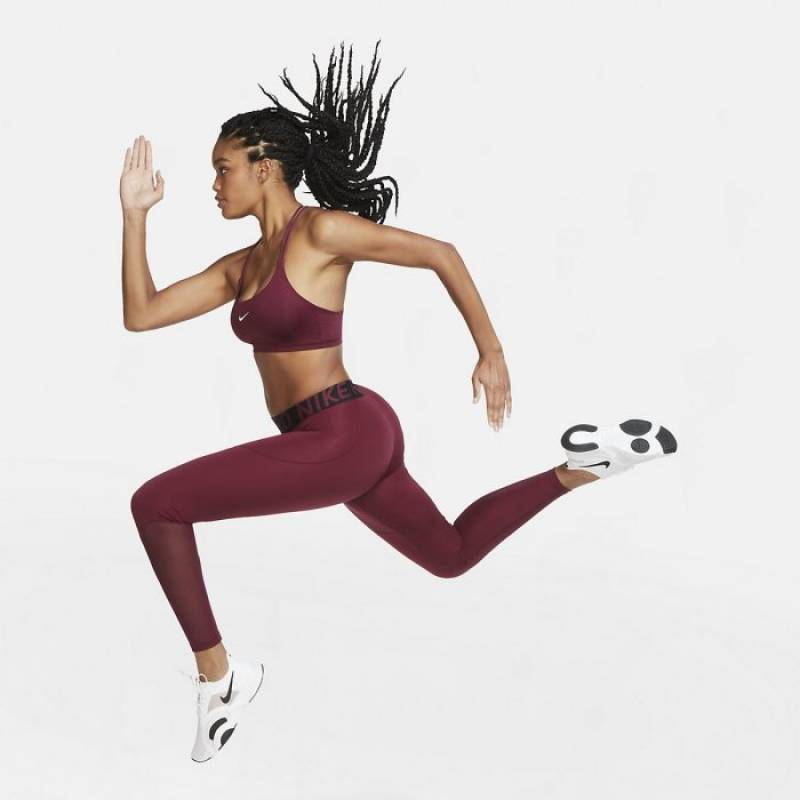 nike pro dark beetroot