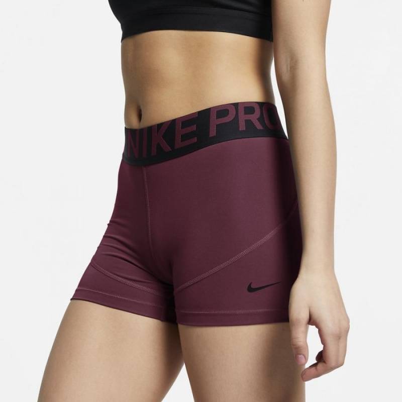 Woman functional Shorts Nike Np 3- BEETROOT