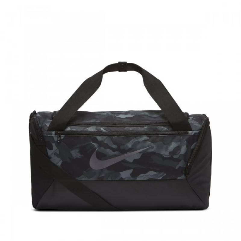Sportovní taška Nike Brasilia camo grey
