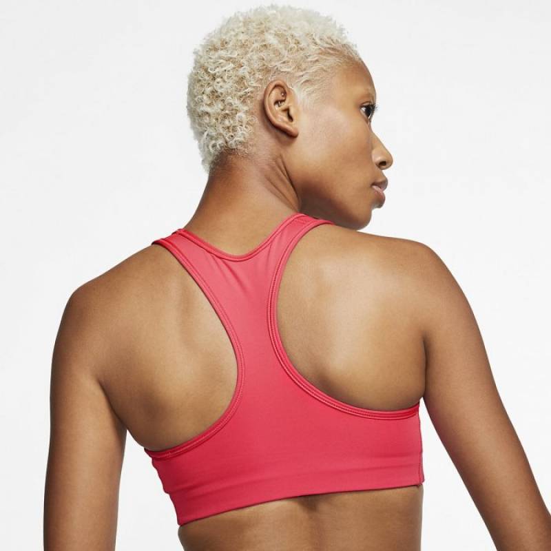 Dámská podprsenka Nike Swoosh - červená