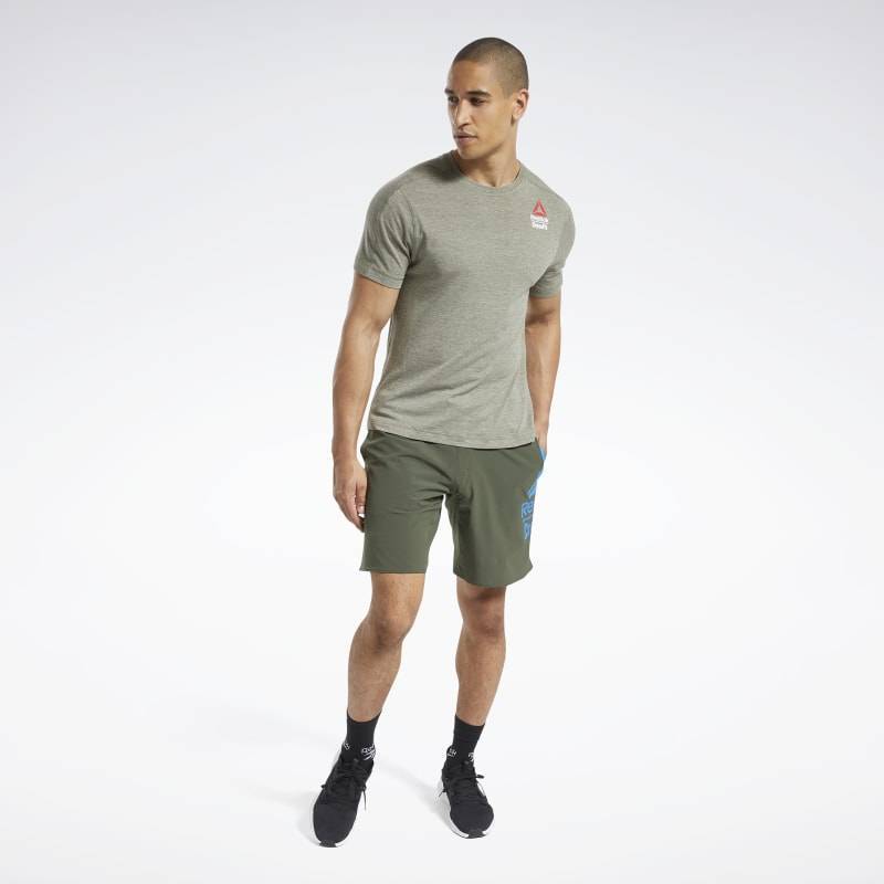 Pánské tričko Reebok CrossFit AC + Cotton Tee Games - FU1778