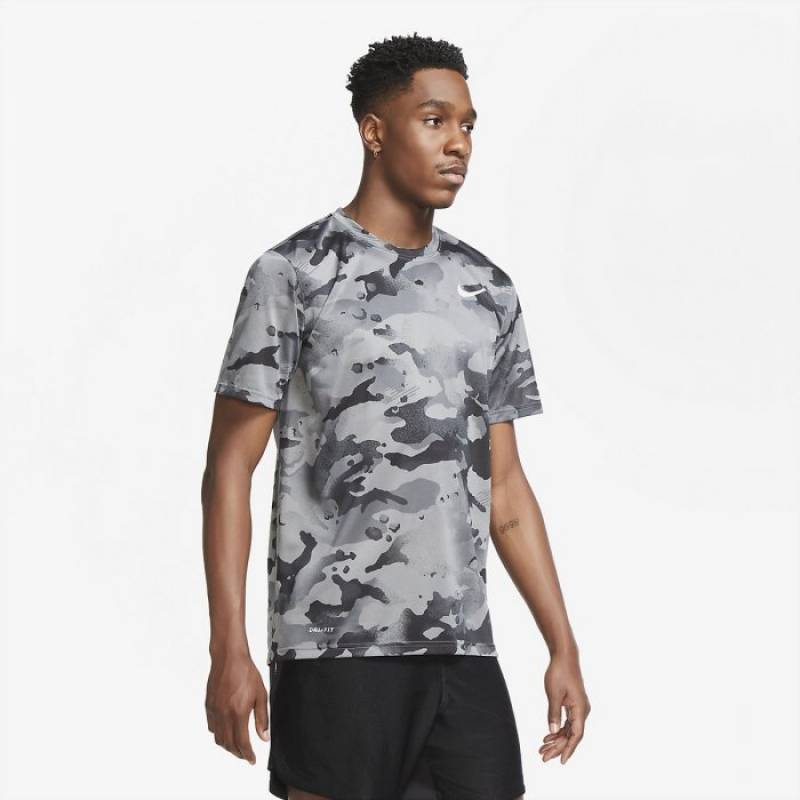 Pánské tričko Camo Training T-Shirt grey