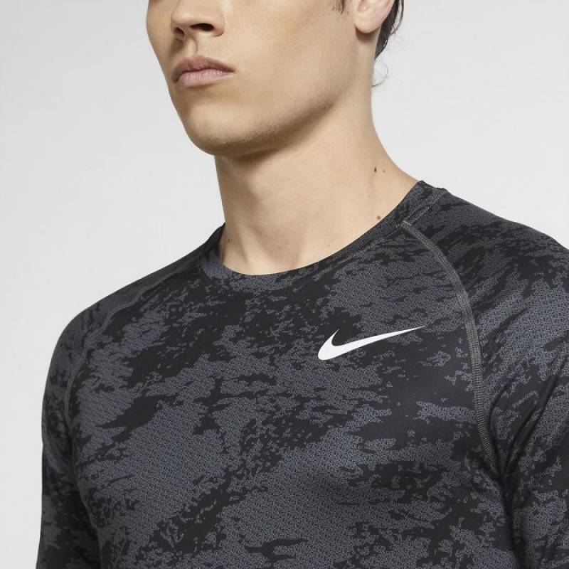 nike pro camo long sleeve t shirt mens