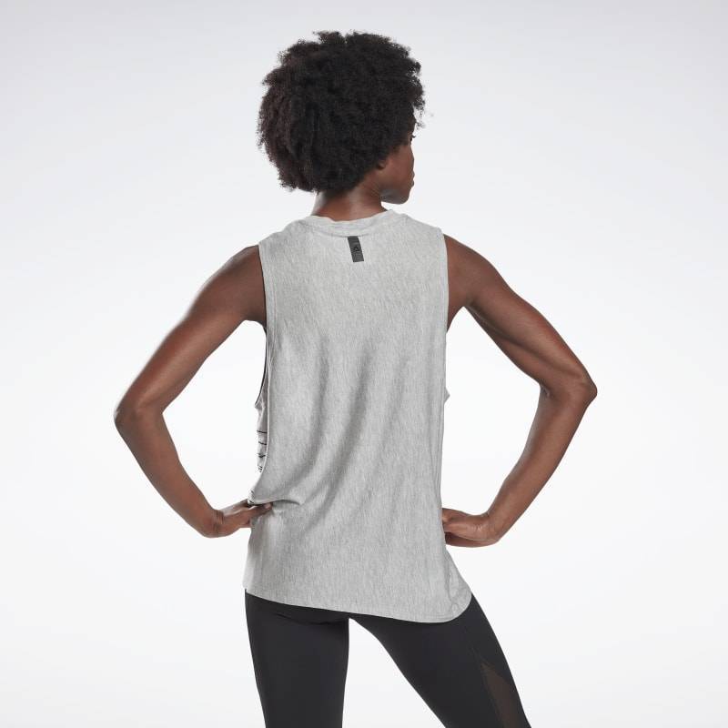 Dámský top Les Mills Gaphic Muscle Tank - GE1015