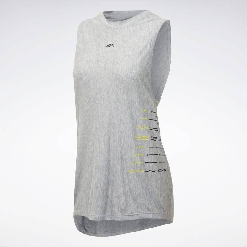 Dámský top Les Mills Gaphic Muscle Tank - GE1015