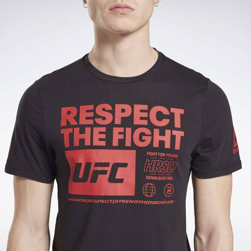 Pánské tričko UFC FG TEXT TEE - FT1276