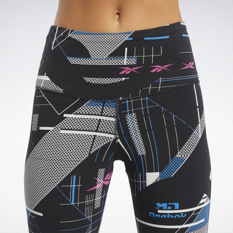 Dámské legíny MYT Cotton HR AOP Legging - FU2437