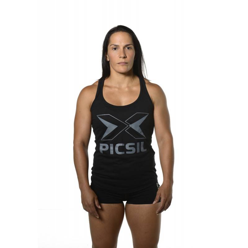 Woman top Picsil - black