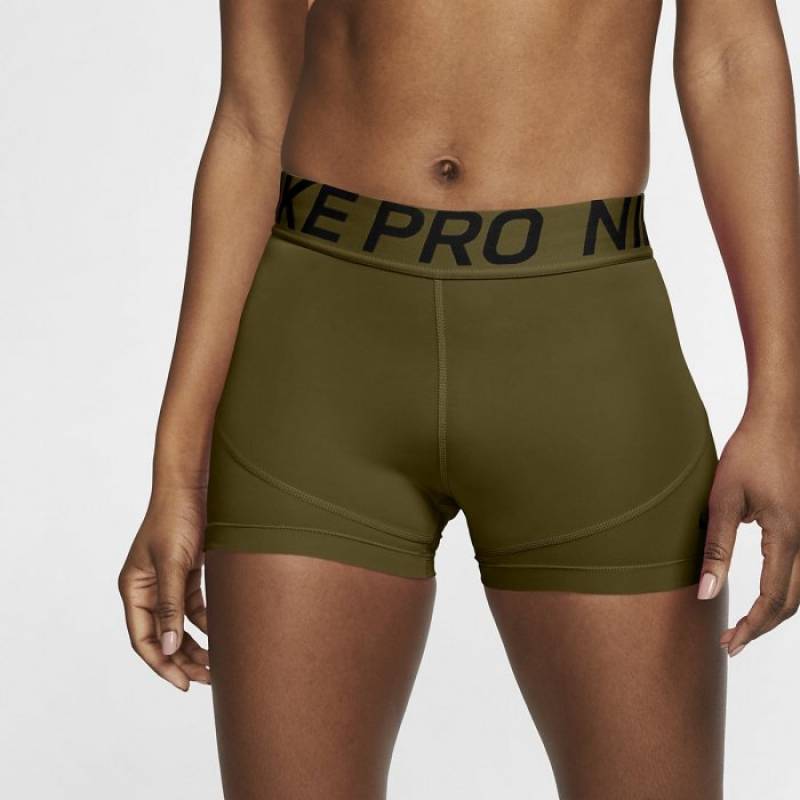 Dámské funkční šortky Nike Np 3- olive