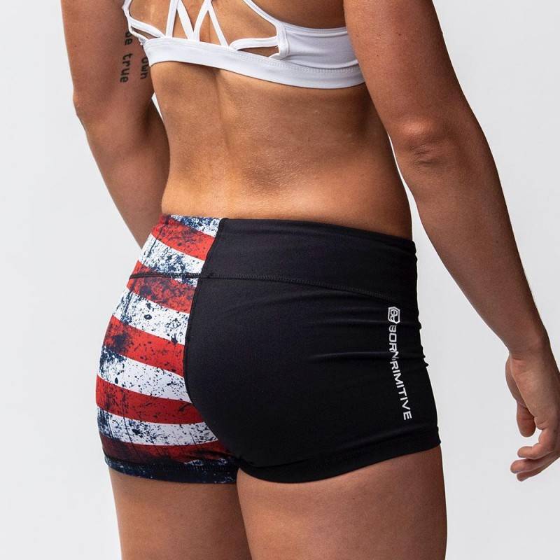 Damenshorts Double Take Booty (Patriot Edition)
