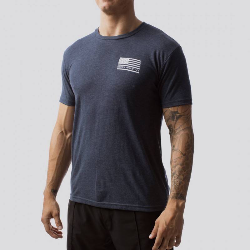 Pánské tričko The American Protector 2.0 T-Shirt (Navy)