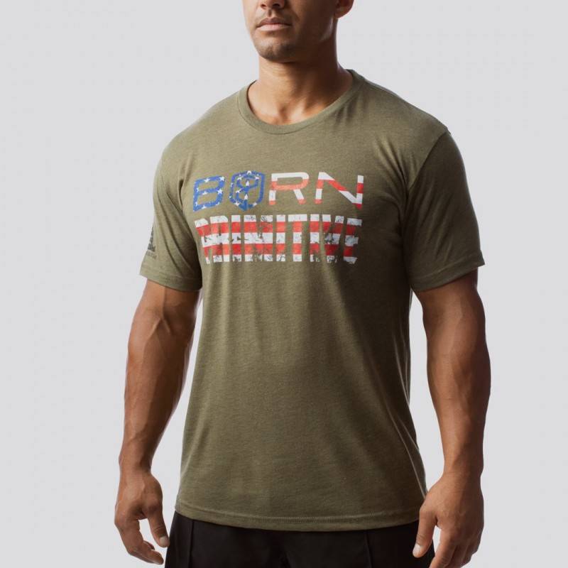 Pánské tričko The Patriot Brand Tee (OD Green) 