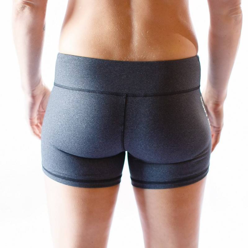 Woman Shorts Renewed Vigor Booty Shorts (Heather Grey)