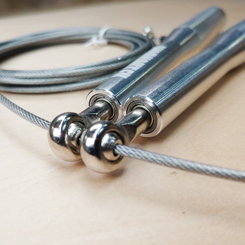 Speed rope WORKOUT aluminum - silver