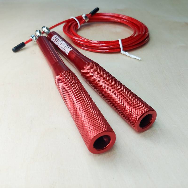 Springseil WORKOUT aluminum - rot