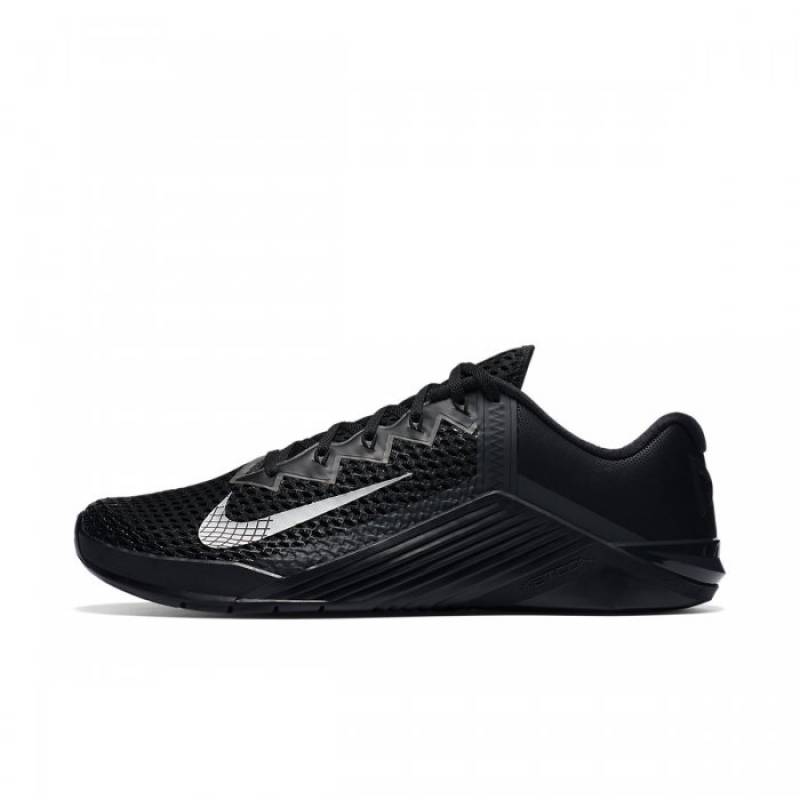 Pánské tréninkové boty Nike Metcon 6 - Black Metallic Silver