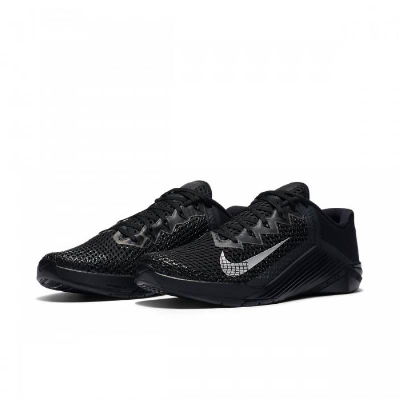 Herren Trainingsschuhe Nike Metcon 6 - schwarz metallic silber
