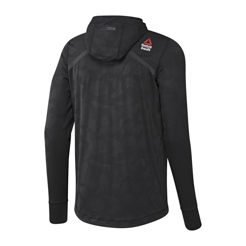 Pánská mikina CrossFit JACQUARD HOODY BK1086