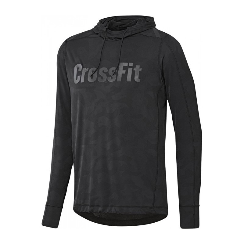Pánská mikina CrossFit JACQUARD HOODY BK1086