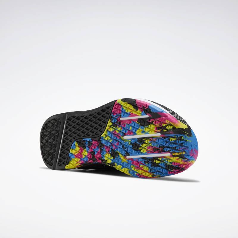 Pánské boty Reebok Nano X - Černá/Modrá/Chartreuse - FW8127