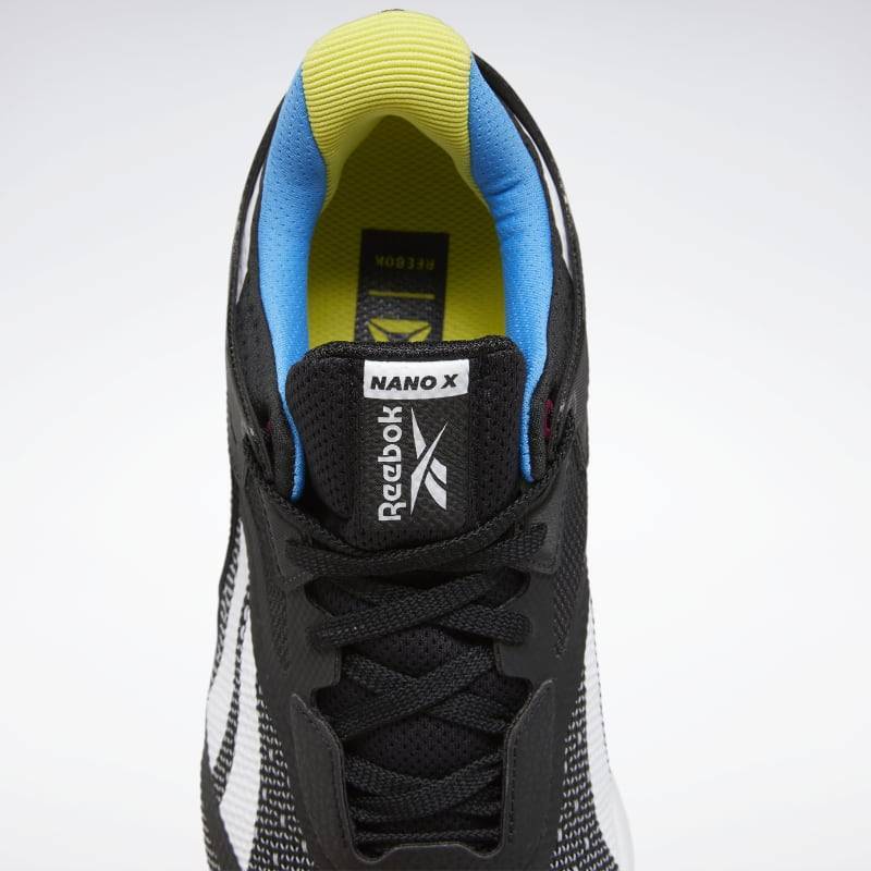 Pánské boty Reebok Nano X - Černá/Modrá/Chartreuse - FW8127