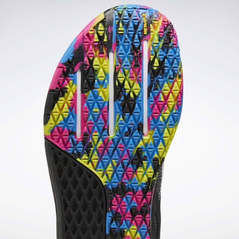 Pánské boty Reebok Nano X - Černá/Modrá/Chartreuse - FW8127