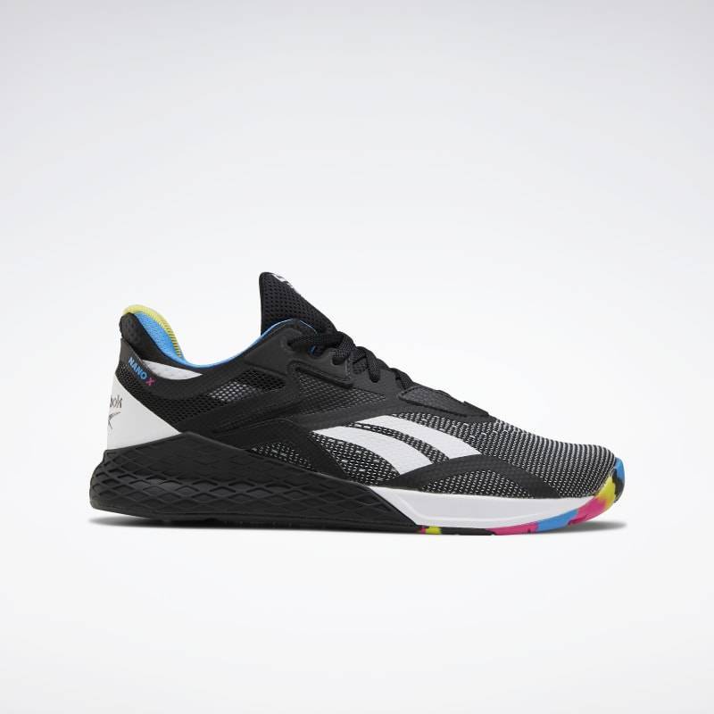 Pánské boty Reebok Nano X - Černá/Modrá/Chartreuse - FW8127