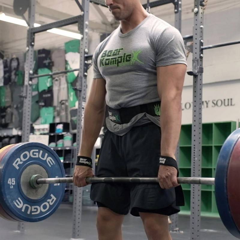 Bear KompleX Lifting Straps (Pair) -Black