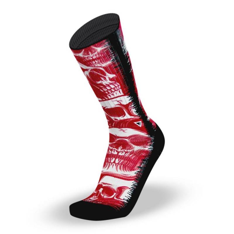 Socken SCARLET SKULLS