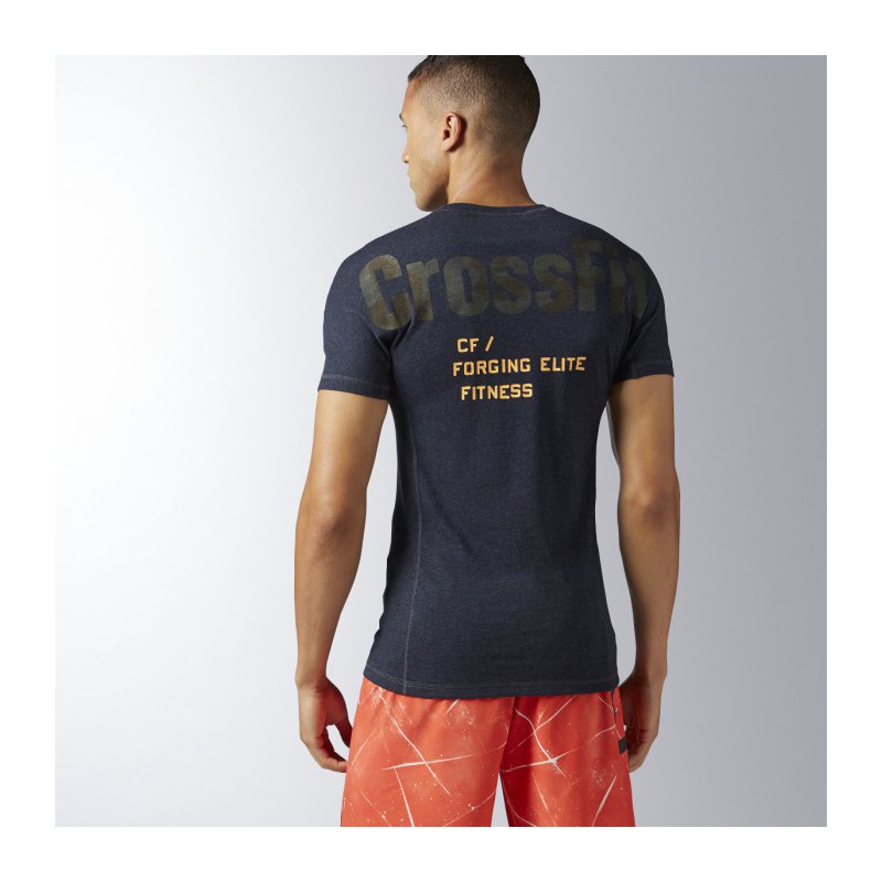 Pánské tričko crossfit POLY BLEND G1 BK1096