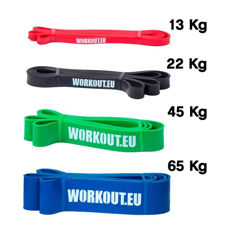A convenient set of resistance gums - hi medium