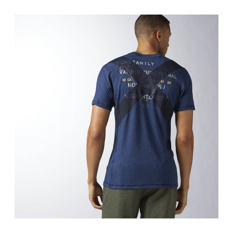 Man T-Shirt CrossFit POLY BLEND G2 BK1102