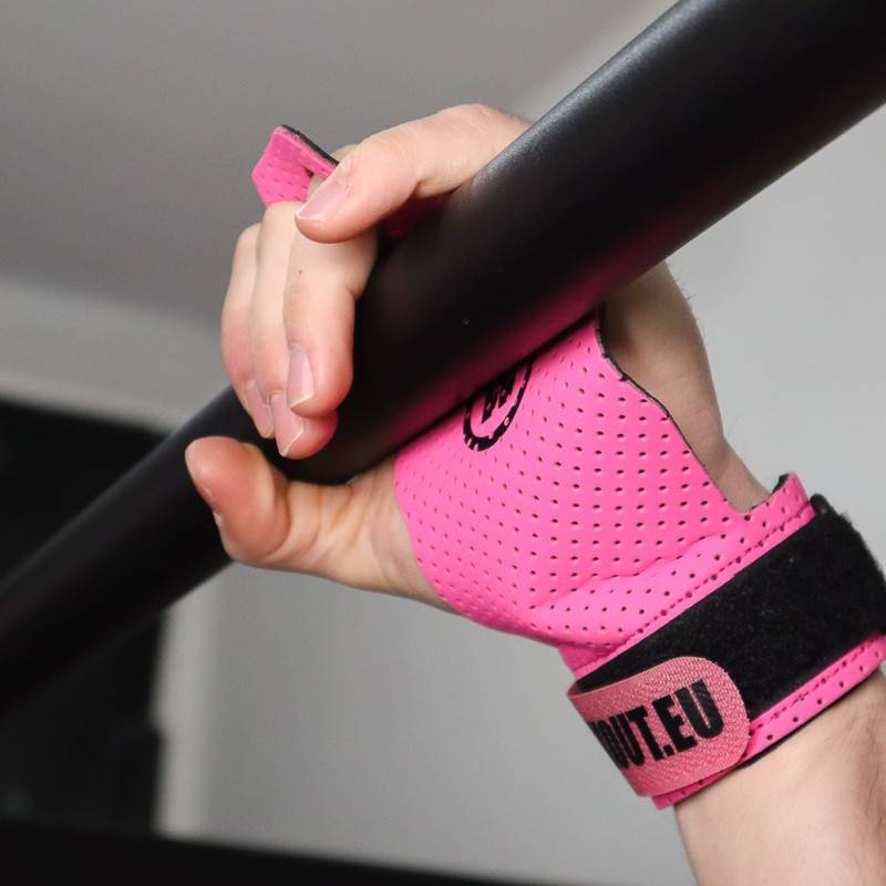 Mozolníky WORKOUT - 2 prstý - růžový
