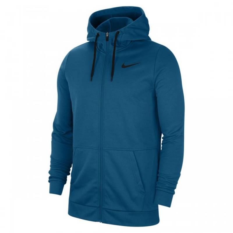 blue nike therma hoodie