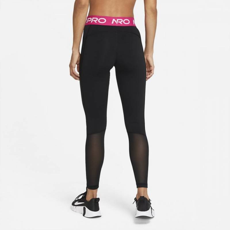 Dámské legíny Nike Pro 365 - Černá/růžová