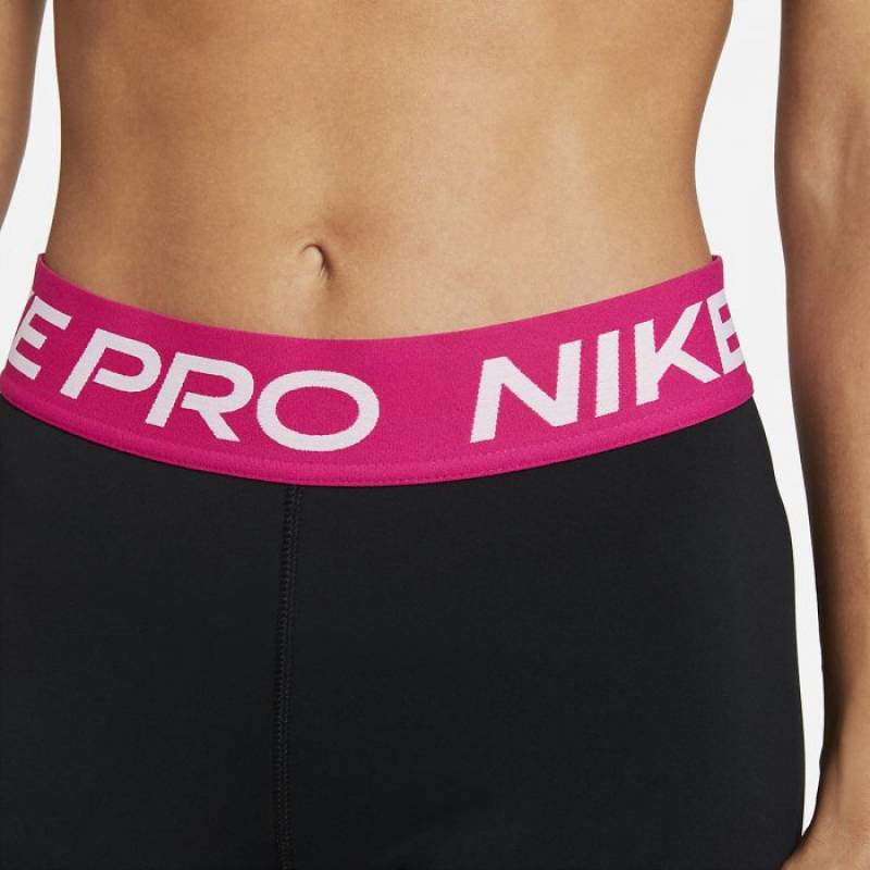 Damen Leggings Nike Pro 365 - schwarz/rosa
