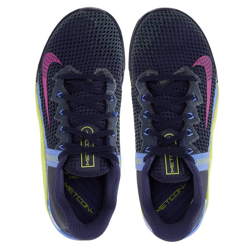 Dámské tréninkové boty Nike Metcon 6 - Blackened blue/Red Plum-Cyber