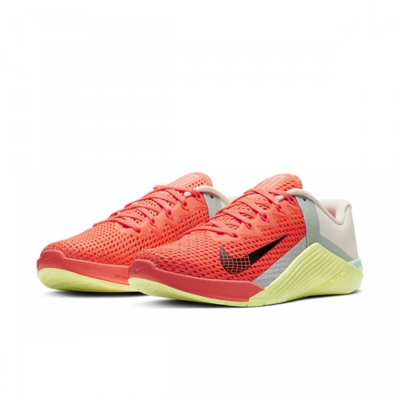 Damen Trainingsschuhe Nike Metcon 6 - mango/grau