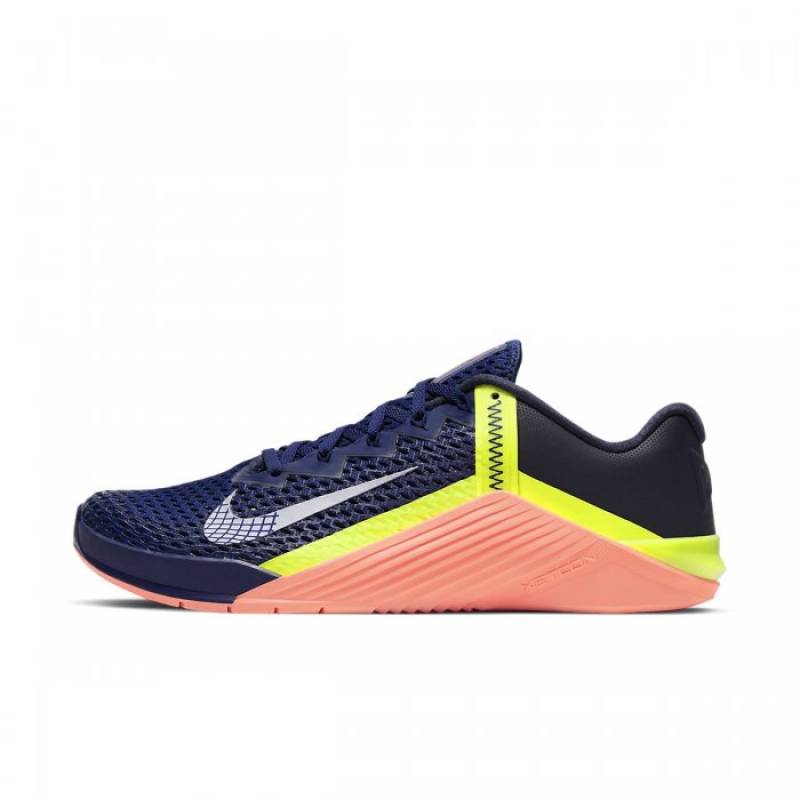 Man training Shoes Nike Metcon 6 - Deep Royal Blue/MTLC Platinum