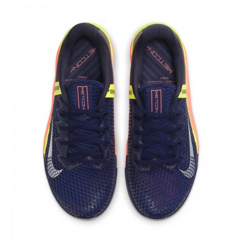 Man training Shoes Nike Metcon 6 - Deep Royal Blue/MTLC Platinum