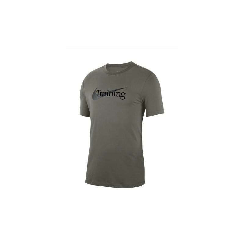 Herren T-Shirt Swoosh Training - light militär