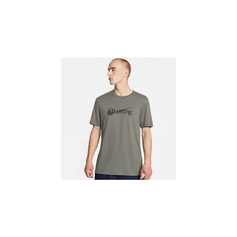 Herren T-Shirt Swoosh Training - light militär
