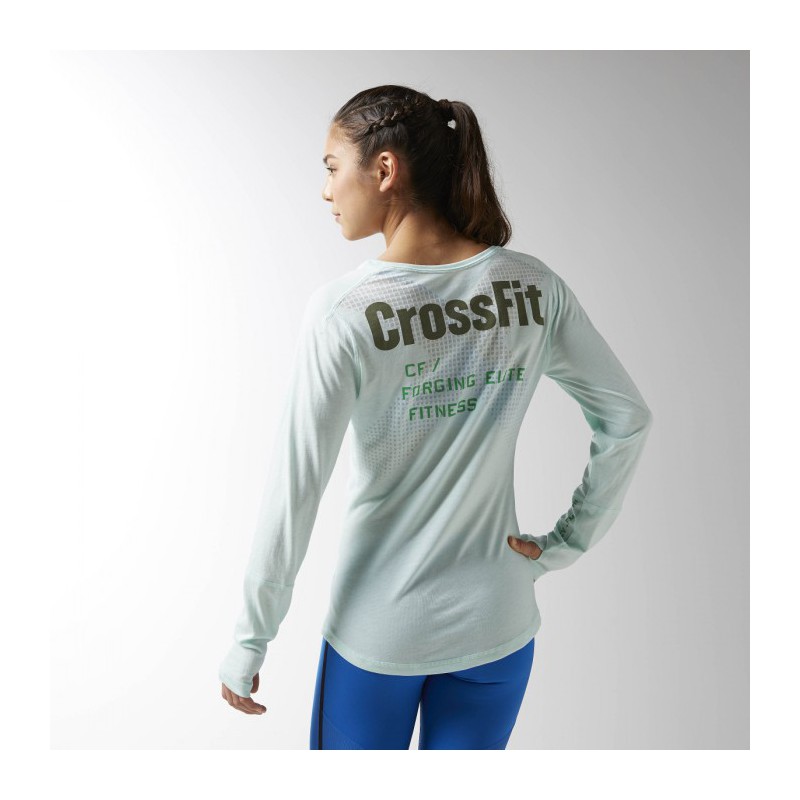CrossFit triko LS BURNOUT GRAPHIC T BK1163