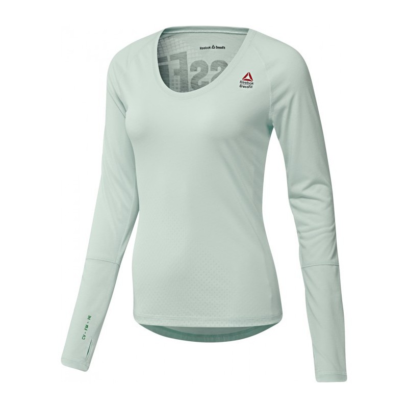 CrossFit triko LS BURNOUT GRAPHIC T BK1163