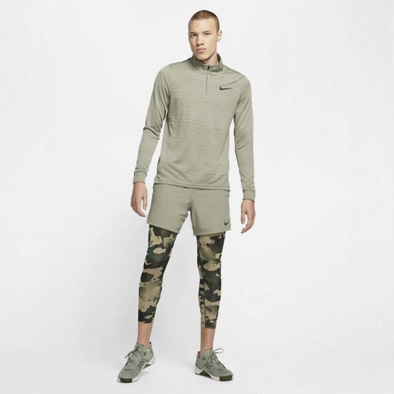 Herrenleggings Nike Pro 3/4 - camo