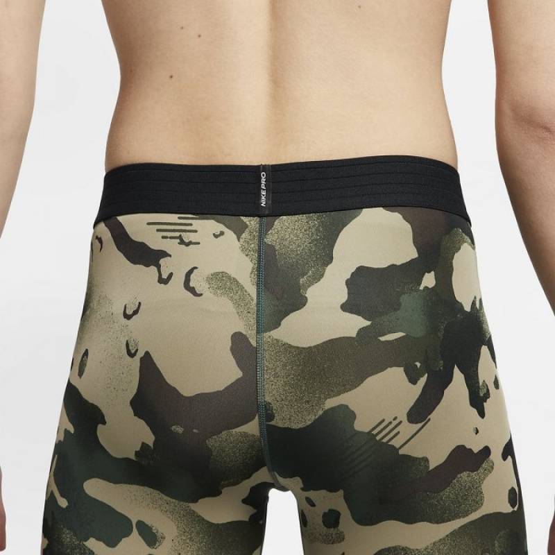 Herrenleggings Nike Pro 3/4 - camo