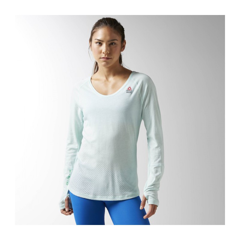 CrossFit triko LS BURNOUT GRAPHIC T BK1163